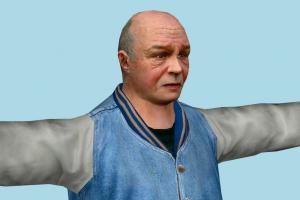 Old Man DR1, old-man, urban, man, male, people, human, character